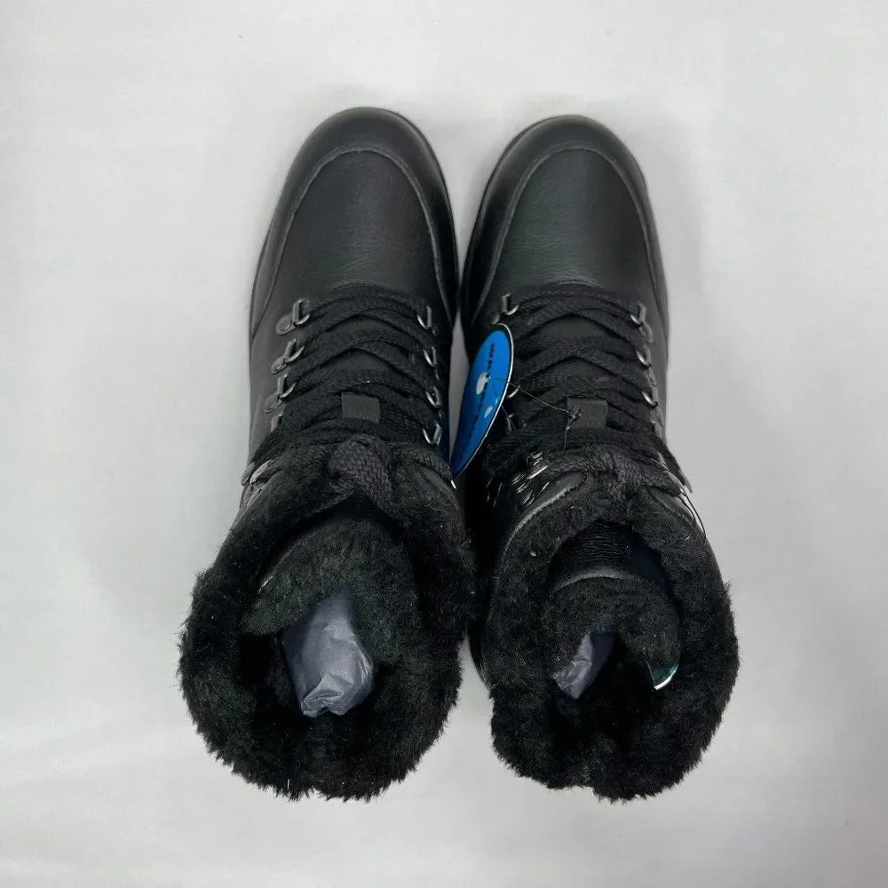 Tundra Lucania Boots Women's‎ Size 10 Black Leather Waterproof Lace Up Combat